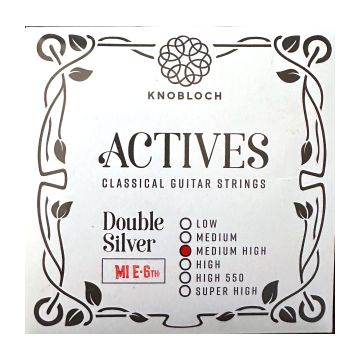 Preview of Knobloch 6ADS34.0 Single ACTIVES Double Silver E6 Medium-High Tension 34.0