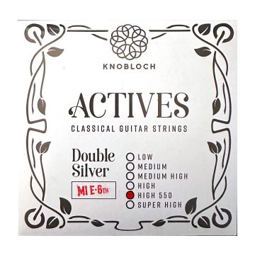 Preview of Knobloch 6ADS36.5 Single ACTIVES Double Silver E6 High-550 Tension 36.5