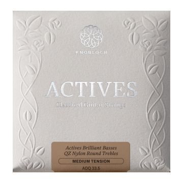Preview of Knobloch ADQ33.5 Actives Medium tension Double Silver Nylon QZ (previously 300ADQ)