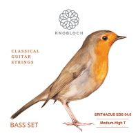 Thumbnail of Knobloch EDS 34.0 ERITHACUS BASS-pack Medium-High tension Double Silver (Basses only)