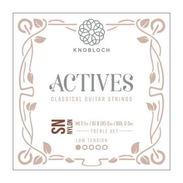 Preview van Knobloch SN.33 Actives low tension SN Nylon treble set ( previously 200ASN)