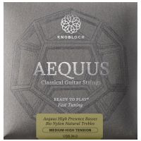 Thumbnail of Knobloch USB 34.0 Aequus Silver Enhanced BIO Mylon Full Set Medium-High Tension 34.0