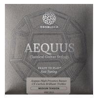 Thumbnail of Knobloch USC 33.5 Aequus Silver Enhanced CX Carbon Full Set Medium Tension 33.5