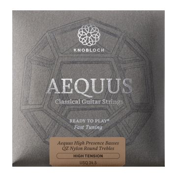 Preview of Knobloch USQ 34.5 Aequus Silver Enhanced QZ Nylon Full Set High Tension 34.5