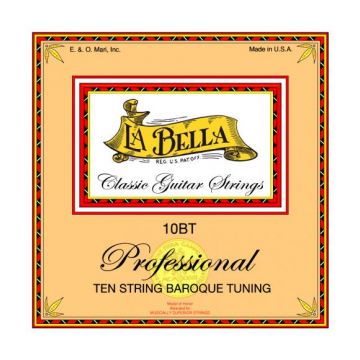 Preview van La Bella 10BT 10-STRING BAROQUE AND ROMANTIC TUNING