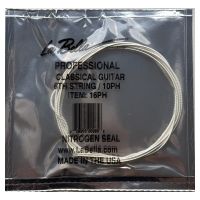 Thumbnail van La Bella 16PH single Professional E-6 string, silver-plated