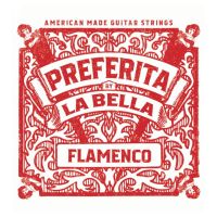 Thumbnail of La Bella 1P-F PREFERITA&reg; FLAMENCO Red nylon nickel-silver alloy