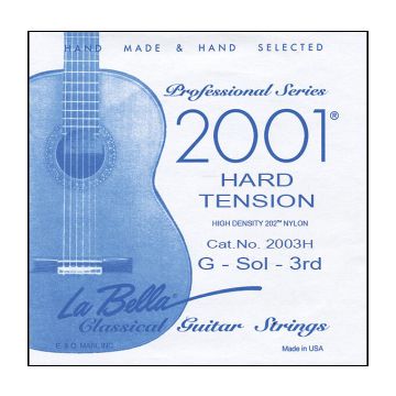 Preview of La Bella 2002H/B single B-2nd string from 2001high tension set