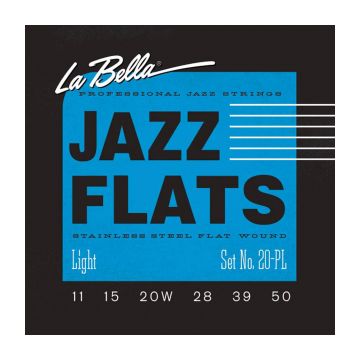 Preview of La Bella 20PL Jazz Flats &ndash; Light 11-50