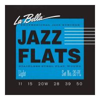 Thumbnail van La Bella 20PL Jazz Flats &ndash; Light 11-50