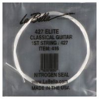 Thumbnail of La Bella 416 single Elite E-1 string, clear nylon