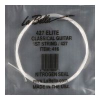 Thumbnail of La Bella 416 single Elite E-1 string, clear nylon