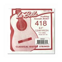 Thumbnail of La Bella 418 single B-2nd string, Clear nylon