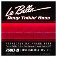 Thumbnail of La Bella 760C-B Copper White Nylon Tape, 5-String