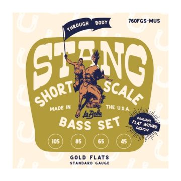 Preview of La Bella 760FGS-MUS  STANG &ndash; GOLD FLATS
