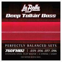 Thumbnail of La Bella 760FHB2 &ldquo;BEATLE&rdquo; BASS STAINLESS FLATS &ndash; 39-96