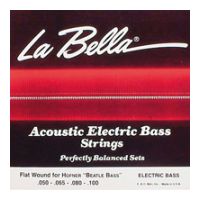 Thumbnail van La Bella 760FHBB Flatwound Stainless Steel