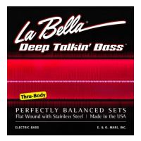 Thumbnail of La Bella 760FM-CB-TB through body Flatwound Stainless Steel
