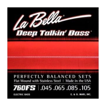 Preview van La Bella 760FS-XL  Flatwound Stainless Steel