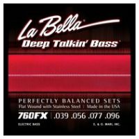Thumbnail of La Bella 760FX-B  Extra lite 39-128 Flatwound Stainless Steel
