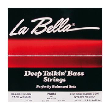 Preview of La Bella 760N Black Nylon Tape Wound