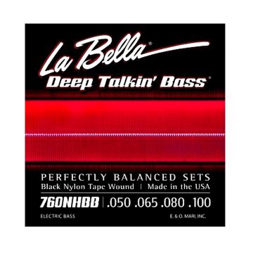 Preview of La Bella 760NHBB Black Nylon Tape Wound