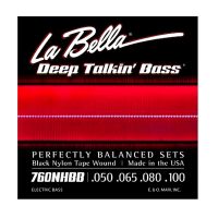 Thumbnail of La Bella 760NHBB Black Nylon Tape Wound