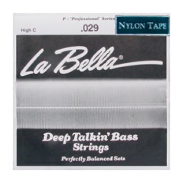 Preview van La Bella 766-N Black Nylon Tape Wound