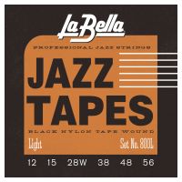Thumbnail of La Bella 800-L Light Black Nylon Tape Wound