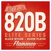 Thumbnail of La Bella 820-B Flamenco Black nylon: silver plated