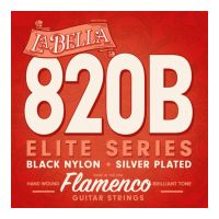 Thumbnail van La Bella 820-B Flamenco Black nylon: silver plated