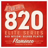 Thumbnail of La Bella 820 Flamenco Red nylon: silver plated