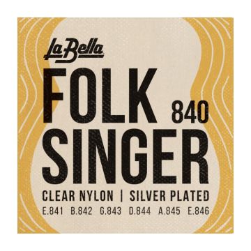 Preview of La Bella 840 Folksinger clear Nylon ball ends
