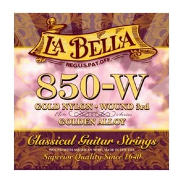 Preview of La Bella 850W Concert Wound/G Gold &amp; Gold