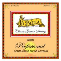 Thumbnail of La Bella CB40-BE string set contrabass 4, 750mm scale,  silverplated Ball-end