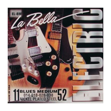 Preview of La Bella EL-BM Blues Medium Nickel Plated Wound