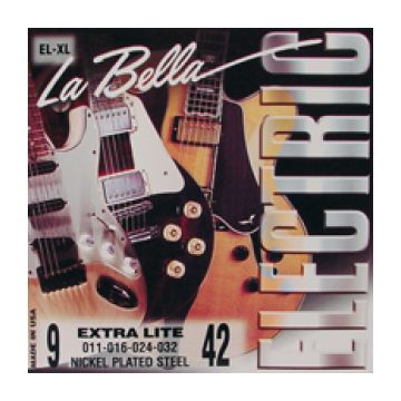 Preview of La Bella EL-XL Extra Lite Nickel Plated Wound