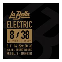 Thumbnail van La Bella HRS-UL Nickel-Plated Round Wound &ndash; Ultra Light 08-38
