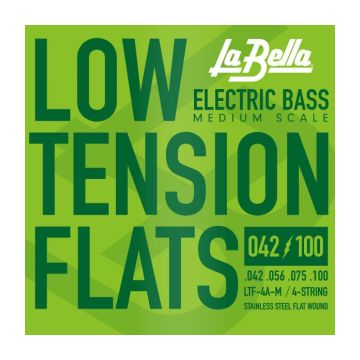 Preview of La Bella LTF-4A-M Low Tension Flats 42-100, Medium Scale