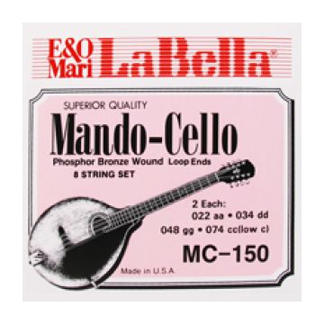 Preview of La Bella MC-150 Mando-Cello Phosphor bronze - Loop ends