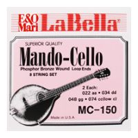 Thumbnail of La Bella MC-150 Mando-Cello Phosphor bronze - Loop ends