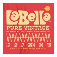 Thumbnail van La Bella PV1046 Pure Vintage&trade; Electric Guitar Strings 10-46