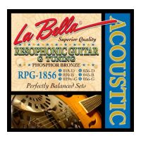 Thumbnail van La Bella RPG-1856 Resophonic &ndash; G 18-56 RESONATOR PHOSPHOR BRONZE ACOUSTIC GUITAR STRINGS 18-56 G tuning