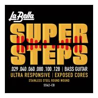 Thumbnail of La Bella SS42-CB-XL Super Steps, 6-String &ndash; Custom Light 29-128 extra long scale