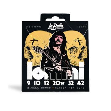 Preview of La Bella TI942 TONY IOMMI SIGNATURE ELECTRIC GUITAR STRINGS C# TUNING 9-42