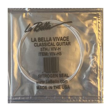 Preview of La Bella VIV-H A5 &ndash; single A5 Hard Tension