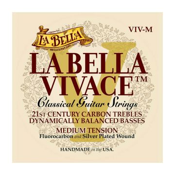 Preview of La Bella VIV-M Vivace Fluorocarbon Classical Guitar Strings &ndash; Medium Tension