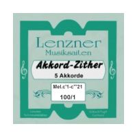 Thumbnail of Lenzner 100/1 Soloklang Chord zither  5 chords, 41 strings,