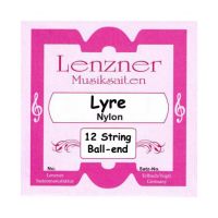 Thumbnail of Lenzner 12 saitige - Nylon Lyra satz,  hard tension, Ball end