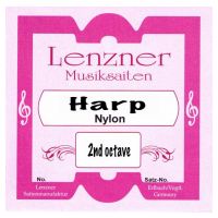 Thumbnail of Lenzner 70N2 Concert Harp 2nd octave nylon
